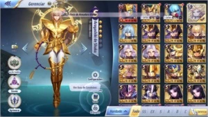 SAINT SEIYA AWAKENING - COM 1400 GEMAS AVANÇADAS E LIVROS SSA