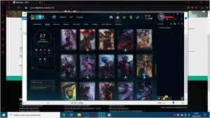 conta lol d4 e valorant ouro 3, muitas skins - League of Legends