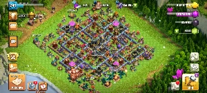 Cv17 bem upado,dá pra trocar o nome, 600 gemas - Clash of Clans