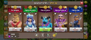 Cv17 bem upado,dá pra trocar o nome, 600 gemas - Clash of Clans