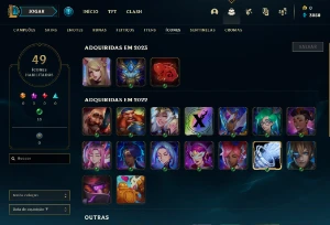Conta PLATINA 4 | 75% Win - Lol (League Of Legends) Elomoon
