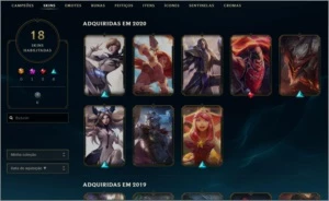 CONTA PLATINA 3 - LVL 54 - League of Legends LOL