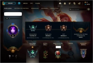 CONTA PLATINA 3 - LVL 54 - League of Legends LOL