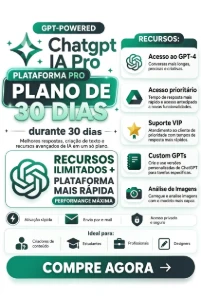 Chatgpt IA pro 30 dias - Assinaturas e Premium