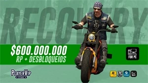 GTA Online PC - Dinheiro 600 milhões + Bônus