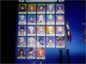 Conta ar 49 com personagens 5 estrelas - Genshin Impact