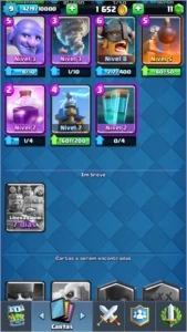 Conta Clash Royale Arena 8