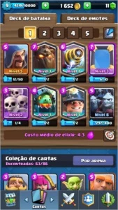 Conta Clash Royale Arena 8