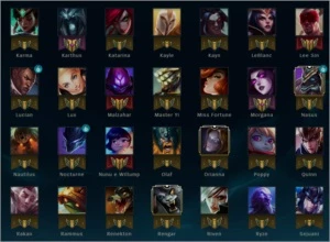 Conta Plat 4 com 89 champs - League of Legends LOL