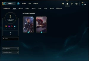 Conta diamante 1 com 65% de winrate - League of Legends LOL