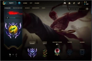 Conta diamante 1 com 65% de winrate - League of Legends LOL