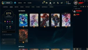 Conta League of Legends Platina LOL