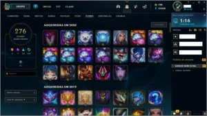 CONTA LEAGUE OF LEGENDS DIAMANTE 4 LOL