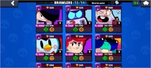 Brawl Stars Nível 127 - 42 brawlers desbloqueados