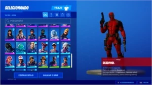 CONTA FORTNITE S6 A S10 (+70 SKINS)  COM SALVE O MUNDO!!!