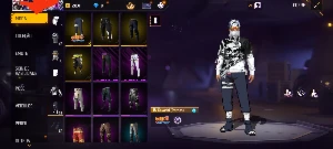 Conta de free fire prime 3 com eskin de naruto