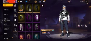 Conta de free fire prime 3 com eskin de naruto