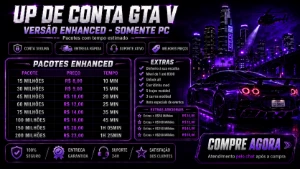 Up Completo + Dinheiro Na Sua Conta Legacy E Enhanced | GtaV