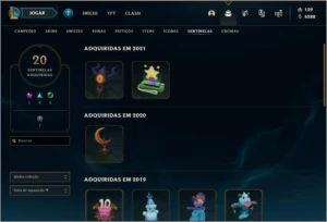 Conta Platina 3  Quase Full Champ - League of Legends LOL