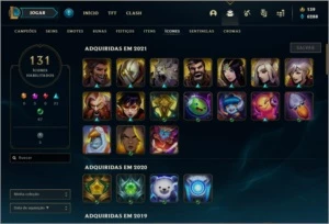 Conta Platina 3  Quase Full Champ - League of Legends LOL