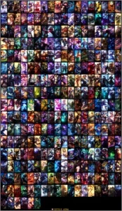 CONTA 297 SKINS + DE 3500R$ GASTOS (TODOS CHAMPIONS) - League of Legends LOL