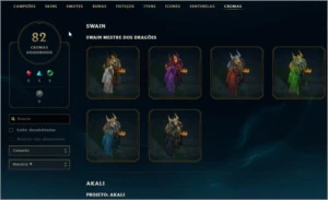 CONTA 297 SKINS + DE 3500R$ GASTOS (TODOS CHAMPIONS) - League of Legends LOL