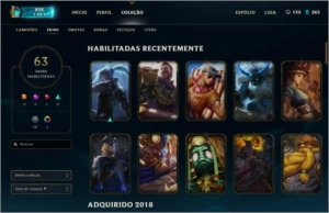 Conta League Of Legends LOL