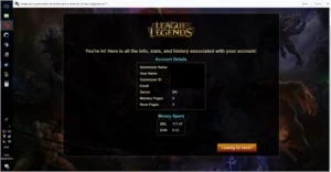 Conta League Of Legends LOL
