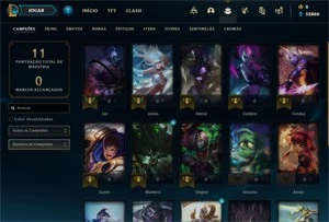 Conta FERRO 4 - Smurf LOL (league of legends) ELOMOON