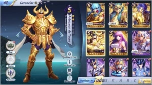 Saint Seiya Awkening lvl 34 com 5 Rank S - Outros