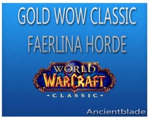 Gold WOW clássico Faerlina Horda - Blizzard