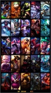 Conta Golv V Quase todos champions - League of Legends LOL
