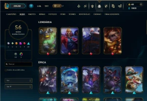 Conta LoL Ex-Mestre - League of Legends