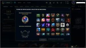 ACC COM SKINS RARAS - League of Legends LOL