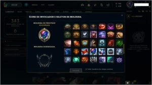 ACC COM SKINS RARAS - League of Legends LOL