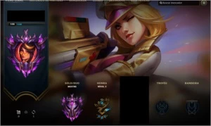 Conta Mestre(solo/duo) Diamante 3(flex), 118 champs 83 skins - League of Legends LOL