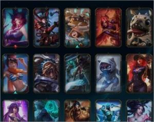 Conta Mestre(solo/duo) Diamante 3(flex), 118 champs 83 skins - League of Legends LOL