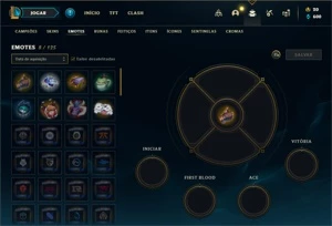 Conta prata 4 com 31 Champs e 5 Skins - League of Legends LOL