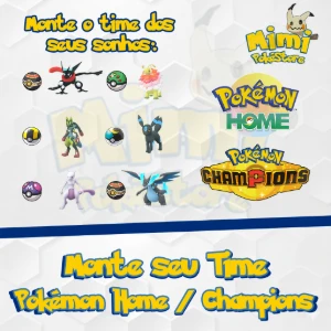 6 Pokémon Personalizados Shiny Monte Seu Time Champions Home