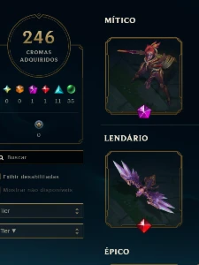 Conta League of Legends, 350+ skins, lvl 759. - League of Legends: Wild Rift LOL WR