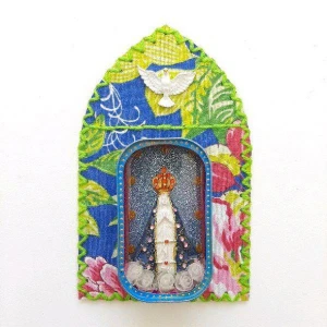 Capelinha de Lata "Nossa Senhora Aparecida" - Artesanato e Personalizados