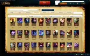 Conta de LOL Nível 30+30Skins+77Champs - League of Legends