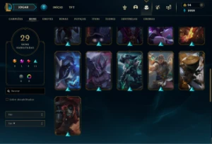 Conta Lol Ex Platina Mmr Bom 45 Champ 29 Skins - League of Legends