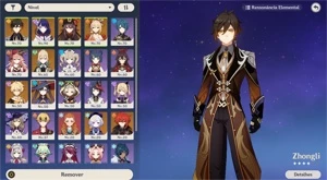 CONTA GENSHIN AR 51 8 personagens 5* SEM ASSOCIAÇÃO - Genshin Impact