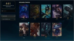 Conta LoL com 180 skins e 180 ícones - League of Legends