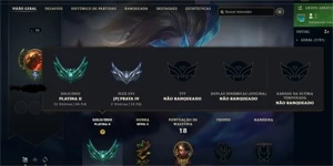 Conta Lol com 80% de winrate - League of Legends
