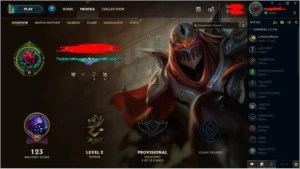 CONTA NIVEL 30 3/0 MD10 MMR PLATINA - League of Legends LOL