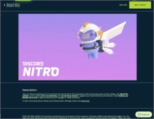 Discord Nitro - Assinaturas e Premium
