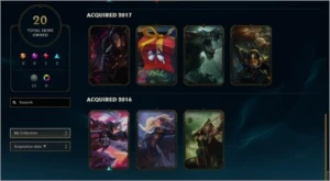 Conta Gold II 20 skins - League of Legends LOL