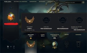CONTA SMURF GOLD 1 4 SKINS ÉPICAS - League of Legends LOL